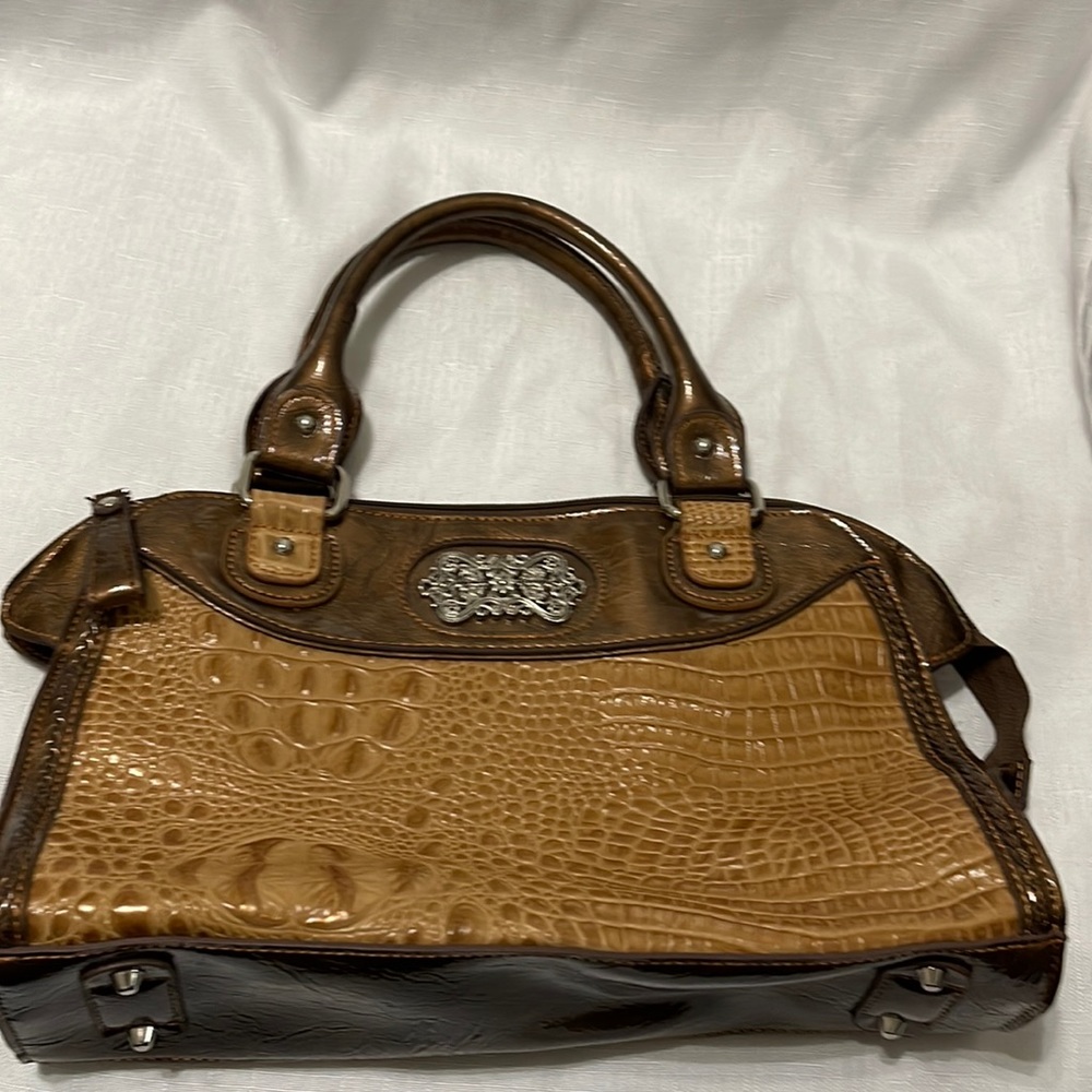 MC handbag tan and brown